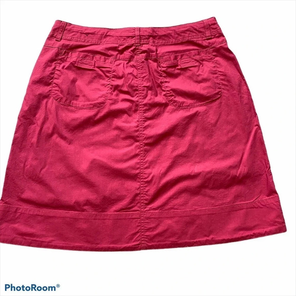 Eddie Bauer Cargo Skirt Zipper & Snap w Drawstring - Picture 2 of 5